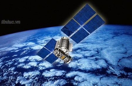 Một vệ tinh trong hệ thống định vị toàn cầu Glonass của Nga. Ảnh: The Voice of Russia.