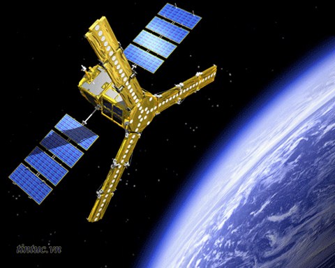 Hình minh họa một vệ tinh trong hệ thống định vị toàn cầu Beidou của Trung Quốc. Ảnh: